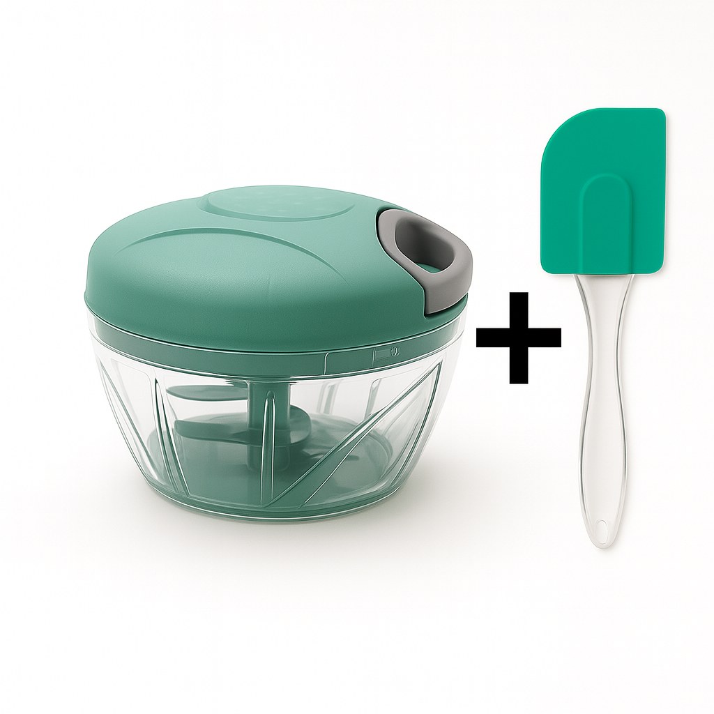 Kit Processador 500ml + Espátula Verde