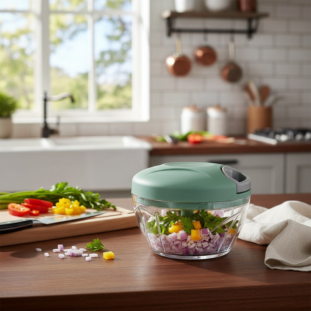 Processador Manual de Alimentos IMIXLAR em cozinha