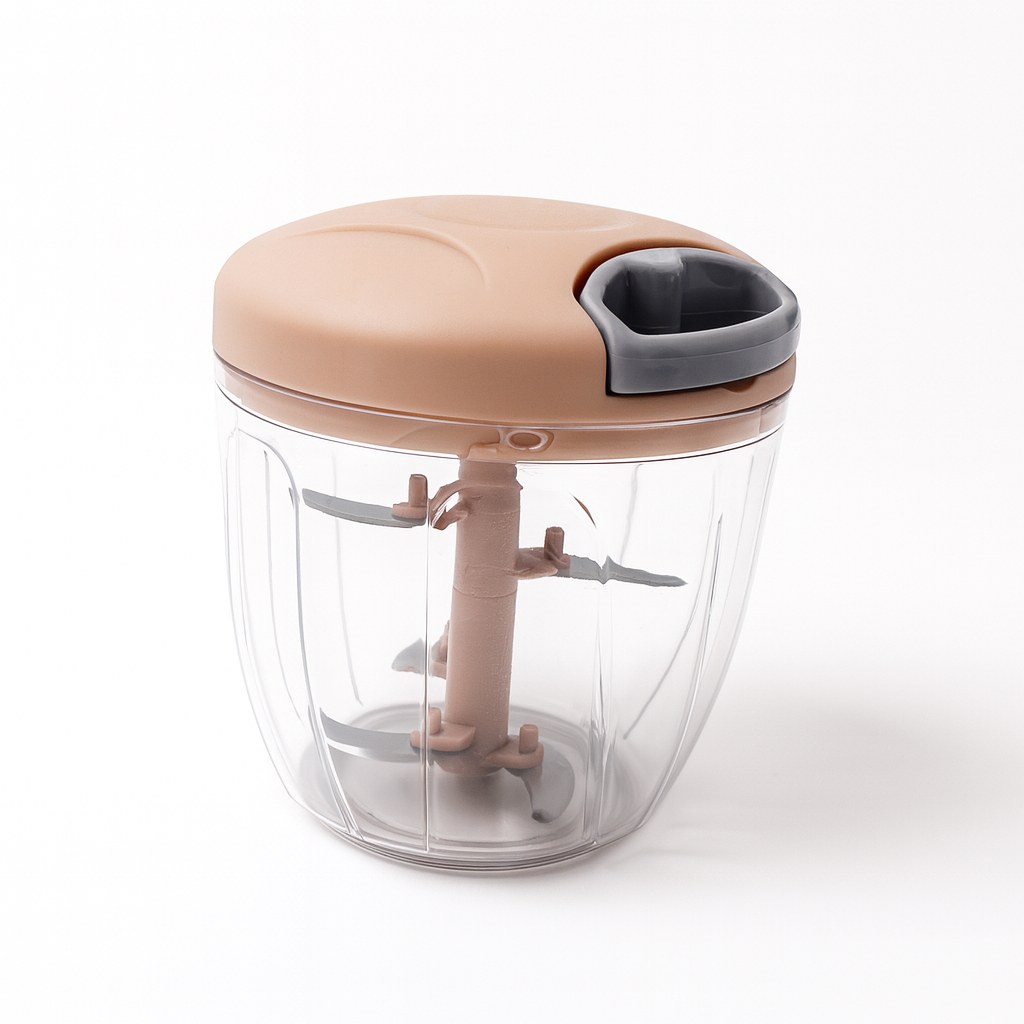 Processador Manual 900ml Rosa